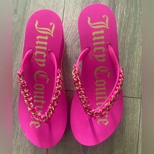 Juicy couture wedge sandals